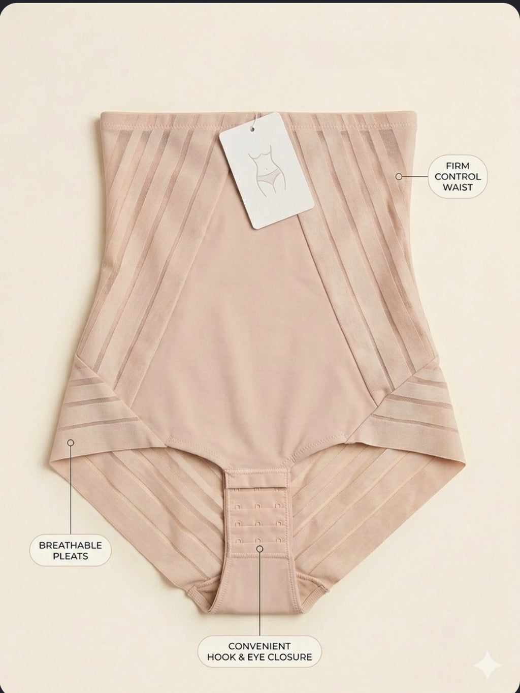 Pantie talle alto de compresión. Marca Leonisa